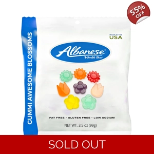Albanese Gummi Awesome Blossoms - Gummy American Sweets 100g Bag